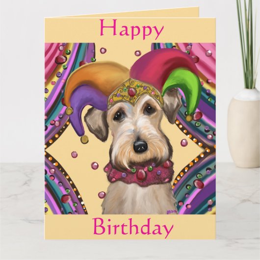 AIRDALTERRIER  KARTE (Vorderseite)