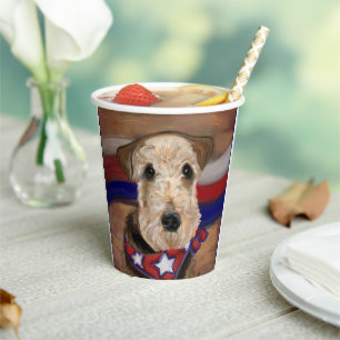 AIRDALTERRIER PAPPBECHER
