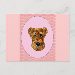 AIRDALTERRIER POSTKARTE