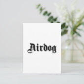 Airdog Postkarte (Stehend Vorderseite)