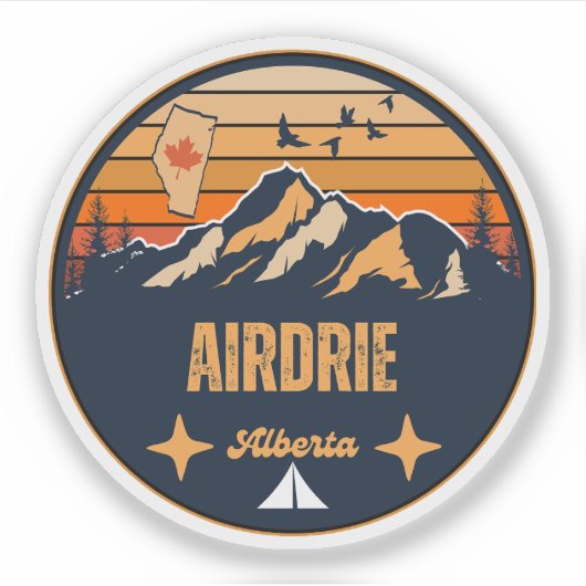 Airdrie, Alberta Aufkleber (Vorderseite)