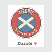 Airdrie, Schottland Aufkleber (Blatt)