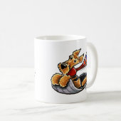 Aire-Sledding Airedale Terrier Kaffeetasse (VorderseiteRechts)