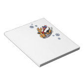 Aire-Sledding Airedale Terrier Notizblock (angewinkelt)