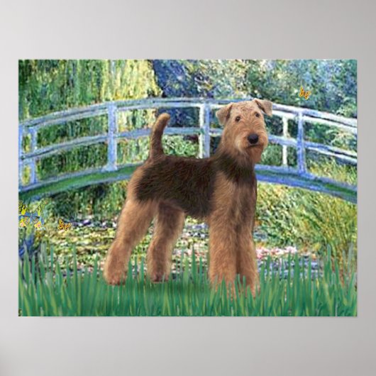 Airedale (#6) - Lily Pond Bridge Poster (Vorne)