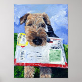 Airedale Airemail Poster. Poster (Vorne)