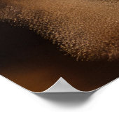 Airedale am Feuerplatz Weihnachten Poster (Ecke)