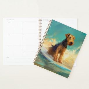 Airedale Beach Surfen Malerei Planer