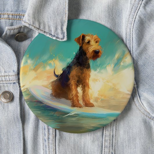 Airedale Beach Surfgrafik Button (Beispiel)