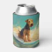 Airedale Beach Surfgrafik Dosenkühler (Kanne Vorderseite)