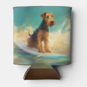 Airedale Beach Surfgrafik Dosenkühler (Vorderseite)