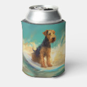 Airedale Beach Surfgrafik Dosenkühler (Kanne Rückseite)