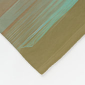 Airedale Beach Surfgrafik Fleecedecke (Ecke)