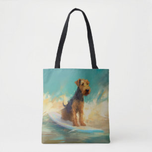 Airedale Beach Surfgrafik Tasche