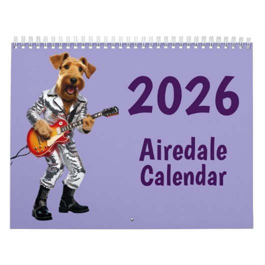 Airedale Calendar Kalender (Titelbild)