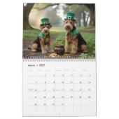 Airedale Calendar Kalender (Mär 2027)