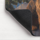 Airedale Christmas Cruise: Pawsome Holiday Delight Mousepad (Ecke)