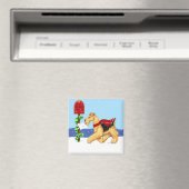 Airedale Christmas Dale Mail Magnet (In Situ (Geschirrspüler))
