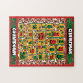 Airedale Dog Countdown Weihnachtskalender Puzzle (Horizontal)