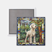 Airedale Dog Magnet (Vorderseite/Rückseite)