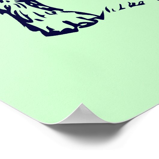 Airedale Dog Poster (Ecke)