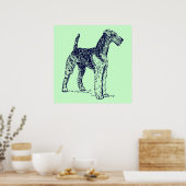 Airedale Dog Poster (Küche)