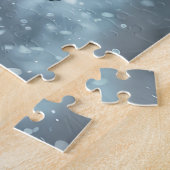 Airedale Dog Riding Motorrad Weihnachten Puzzle (Seite)