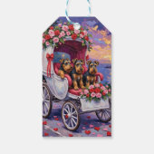 Airedale Dog Valentine's Day  Geschenkanhänger (Rückseite)