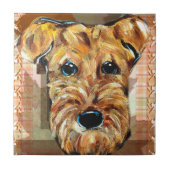 AIREDALE ERNTEDANK FLIESE (Vorderseite)