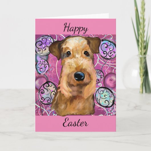 AIREDALE FEIERTAGSKARTE (Vorderseite)