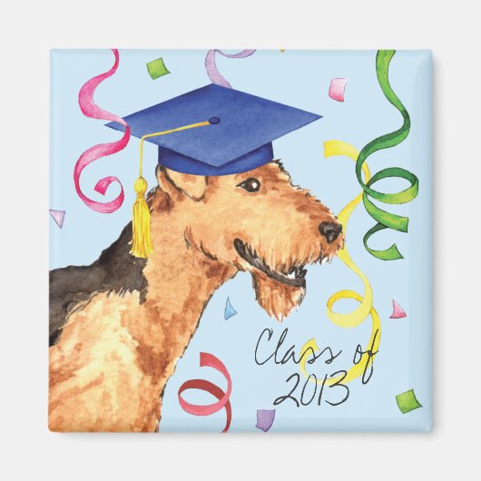 Airedale Graduate Magnet (Vorne)