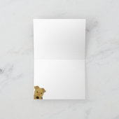 Airedale Grußkarte Karte (Innenseite)