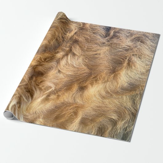 Airedale Haar-Wrap-Papier Geschenkpapier (Ungerollt)