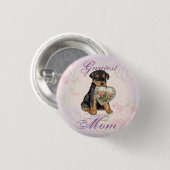 Airedale Heart Mama Button (Vorne & Hinten)