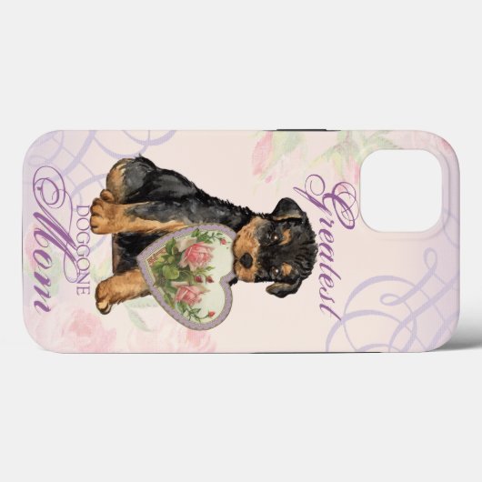 Airedale Heart Mama Case-Mate iPhone Hülle (Rückseite (Horizontal))