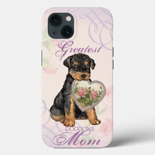 Airedale Heart Mama Case-Mate iPhone Hülle (Rückseite)