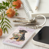 Airedale Heart Mama Schlüsselanhänger (Vorderseite rechts)