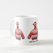 Airedale Hund, der hässlich Sweater Xmas Hund Love Kaffeetasse (Vorderseite Links)