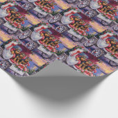 Airedale Hund Valentinstag  Geschenkpapier (Ecke)