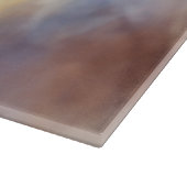 Airedale Hund Weihnachten Weihnachtsmannmütze Art  Schneidebrett (Ecke)