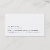 Airedale-Hundegeschäft Visitenkarte (Rückseite)