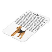 Airedale Info Magnet (Linke Seite)