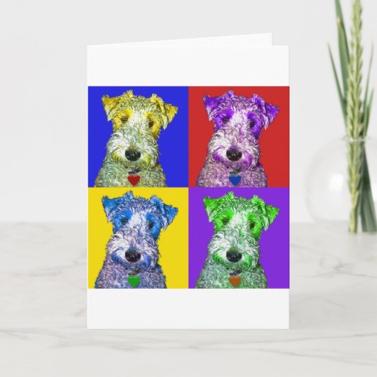 Airedale Karte (Vorderseite)