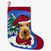 Airedale Kleiner Weihnachtsstrumpf (Vorderseite)