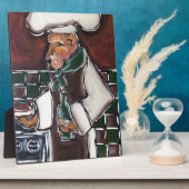 Airedale Koch Fotoplatte (Seite)