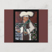 Airedale Koch Postkarte (Vorderseite)