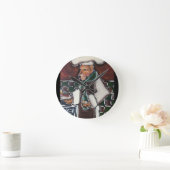 Airedale Koch Runde Wanduhr (Zuhause)