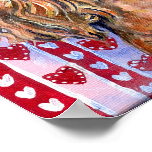 Airedale Liebe Poster (Ecke)