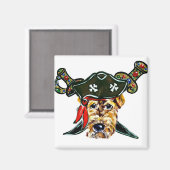 Airedale Magnet (Vorderseite/Rückseite)