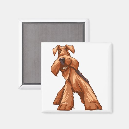 airedale magnet (Vorderseite/Rückseite)